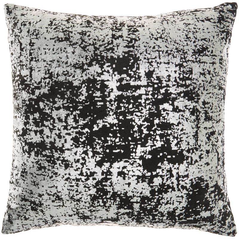 20"x20" Oversize Luminescence Distressed Metallic Square Throw Pillow - Mina Victory, 1 of 7