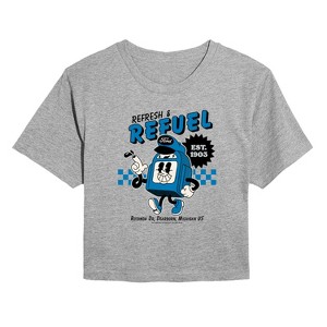 Women's - Ford - Ford Refresh Refuel Cropped Graphic T-Shirt - 1 of 4