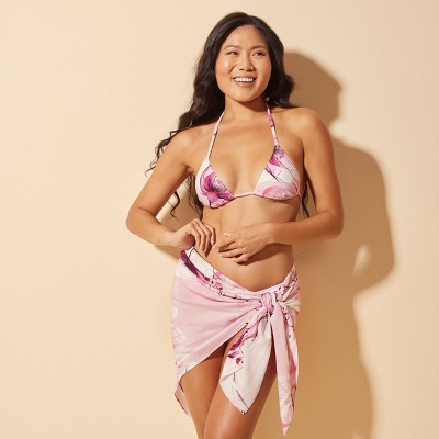 Shade & Shore Women's Cover Up Scarf - Shade & Shore™ Pink/White — фото 8