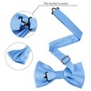 Allegra K Men's Business Causal Matching Pocket Squares Pre-Tied Bow Tie Sets - 2 of 4