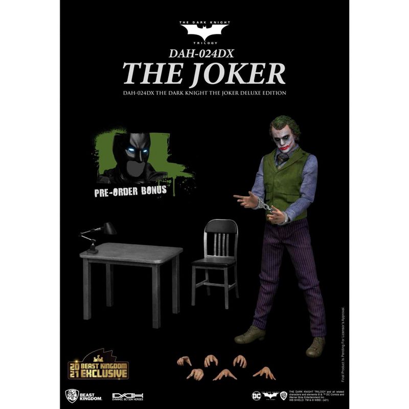 DC Comics The Dark Knight The Joker Deluxe Edition (Dynamic 8ction Hero), 5 of 6