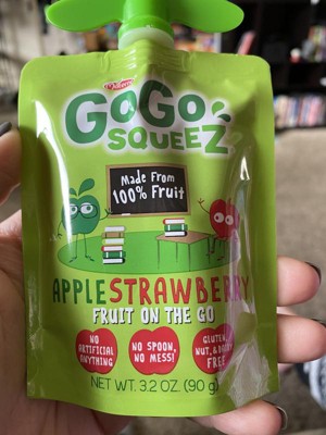 Gogo Squeez Applesauce, Apple Strawberry - 3.2oz/12ct : Target