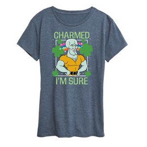 Women's - SpongeBob Squarepants - Charmed Im Sure Short Sleeve Graphic T-Shirt - 1 of 4