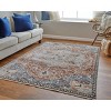 Kaia Transitional Medallion Orange/Ivory/Blue Area Rug - 2 of 4