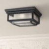 Generation Lighting Shepherd 13" Weathered Zinc Outdoor Ceiling Light - 2 of 2