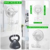LunaLulinlk Shower Suction Hooks, Suction Cup Shower Razor Holder Reusable Removable Waterproof Suction Cup Hooks hanger 2 Pack - 2 of 4