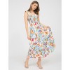 August Sky Women's Alfresco Print Smocked Midi Dress - 3 of 4