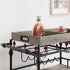 Acekool 3-Tier Kitchen Island Cart - Mobile Serving Cart for Kitchen & Dining - 3 of 4