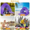 FURNIinspire Camping Tents Pop Up Beach Tent Sun Shade Shelter For Outdoor Beach Camping, Waterproof Tent Canopy, Brown, 64.96"*59.06"*43.3" - 2 of 4