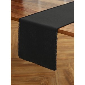 Solino Home Linen Fringe Table Runner - 1 of 4