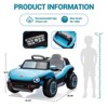 Jojoka Licensed Volkswagen Beetle Ride-On Car for Kids, 12V Electric Vehicle, 4-Wheeler Toy Car with Remote Control, Headlights, Horn, Music - 2 of 4