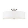 Livex Lighting Meridian 4 - Light Semi-Flush Mount in  Brushed Nickel - 2 of 4