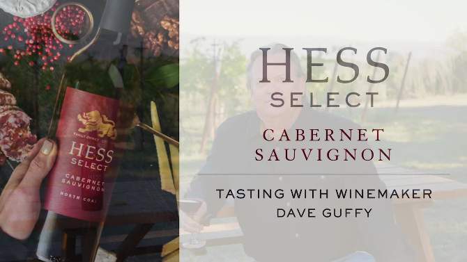 Hess Select Cabernet Sauvignon Red Wine - 750ml Bottle, 2 of 6, play video