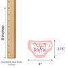 Big Dot of Happiness Floral Let's Par-Tea - Diaper Shaped Raffle Ticket Inserts - Garden Tea Party Baby Shower Diaper Raffle Game - Set of 24 - 3 of 4