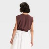 Women's Modern Gauze V-Neck Blouse - A New Day™ - 2 of 3