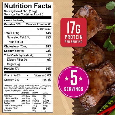 Tyson Teriyaki Boneless Skinless Chicken Thighs - 20oz