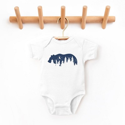 The Juniper Shop Bear Trees Baby Bodysuit