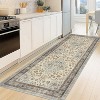 Fulvari Washable Area Rug Vintage Foldable Thin Rug Soft Low-Pile Non-Slip Stain Resistant Floor Indoor Outdoor Carpet - 3 of 4