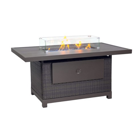 Kinger Home 52-inch Propane Fire Pit Table, 50,000 Btu Csa Certified ...