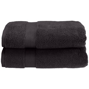 Fast-Drying Zero-Twist Cotton Oversized 2-Piece Bath Towel Set by Blue Nile Mills - 1 of 3