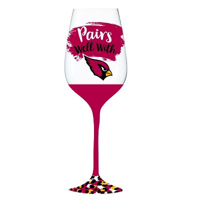 Arizona Cardinals, 17oz Boxed Stemware