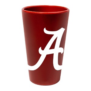 NCAA Alabama Crimson Tide Silicone Pint Glass - 16oz - 1 of 3