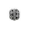 Black Bow Jewelry Sterling Silver and Marcasite Bali Scroll Bead Charm - 2 of 4