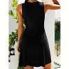 Imily Bela Elegant V Neck Knot Front A Line Tank Dress Summer Casual Comfort - 4 of 4