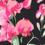 black floral