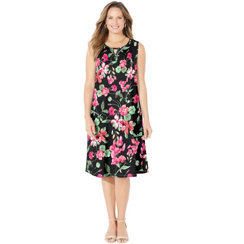 Catherines Women's Plus Size Promenade A-line Dress : Target