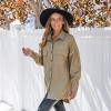 Women's Chic Corduroy Utility Overshirt Jacket - Cupshe - 2 of 4
