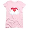 Heart Valentine You Complete Me Love Women's T-Shirt Pink - 4 of 4