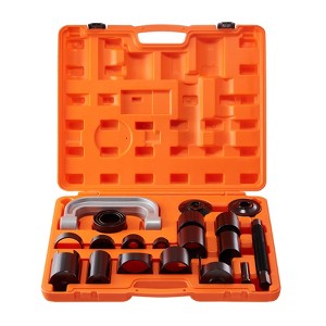 VEVOR Ball Joint Press Kit, 21 pcsTool Kit, C-press Ball joint Remove and Install Tools, for Most 2WD and 4WD Cars, Orange - 1 of 4
