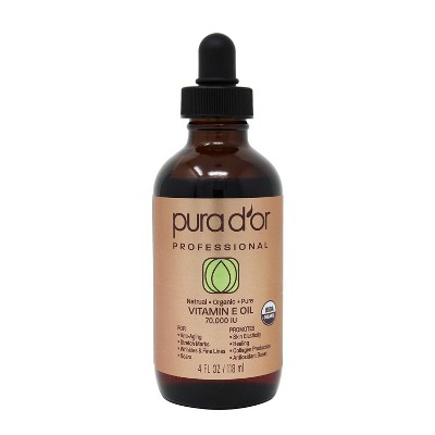 Pura d'or Vitamin E Oil - 4 fl oz