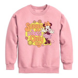 Boys' - Disney - Mickey & Friends Graphic Long Sleeve Fleece Sweatshirt - 1 of 4