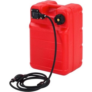 Portable Marine Fuel Tank with Hose, Outboard Gas Tank for Boats & Yachts - 1 of 4