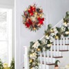6 ft Pre-Lit Christmas Garland, Battery Operated Lighted Xmas Garland with 20 Lights & Timer, Christmas Garlands with Lights for Mantle Indoor Decor - 4 of 4
