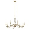 Uttermost Corella 8 Light Chandelier 40 Inch Wide Iron and Aluminum - 4 of 4