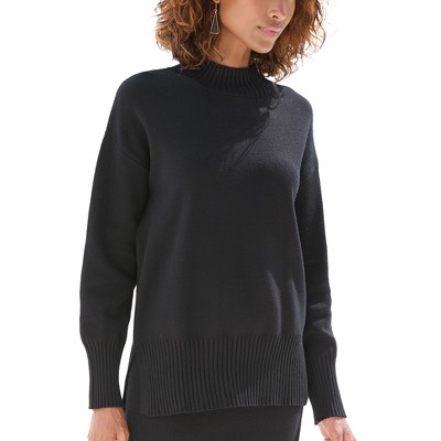 Women's Mock Neck Sweater - LASCANA