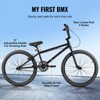 VEVOR BMX Bike, 24-Inch Wheel Freestyle Bike, BMX Race Bike with 4 Pegs, Beginner-Level BMX to Advanced Riders,BMX Bicycles for Teen Adult Men Women - 3 of 4