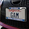 DePaul University Blue Demon Logo Full Size Standard License Plate Metal Frame - 3 of 4