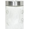 Amici Pet Maxwell Paw Large Glass Storage Canister, 56 oz. , Clear w/ Silver Lid - 2 of 4