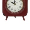Set of 3 Metal Clocks with Ring Top - Olivia & May: Silent, Vintage Parisian Decor, Tabletop Display - 3 of 4