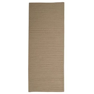 Colonial Mills Ikebana Braided Runner, Beige 30"x108", Rectangle Shape