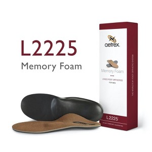 Aetrex Men's Memory Foam Posted Orthotics W/ Metatarsal Support - 1 of 4