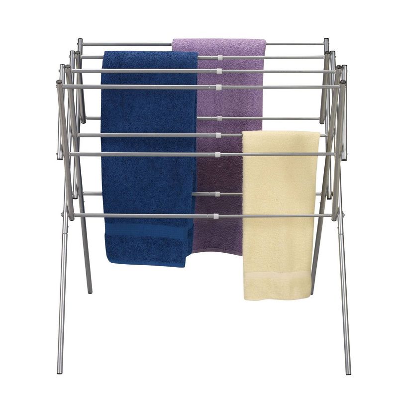 Household Essentials Clothes Drying Rack, Foldable, Expandable and Collapsible Laundry Drying Rack, 5 of 6
