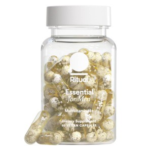 Ritual Multivitamin for Men 18+ with Vegan Omega-3 DHA, Vitamin D3 and B12 Vegan Capsules - Mint Essenced - 60ct - 1 of 4