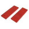 Unique Bargains Plastic Self Adhesive Reflector Plate for Car Truck Safety 5.7" Length Red 2 Pcs - 2 of 4