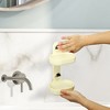 Unique Bargains Bathroom Double Layer Wall Mounted Soap Holder 6.10"x4.13"x9.65" - 3 of 4