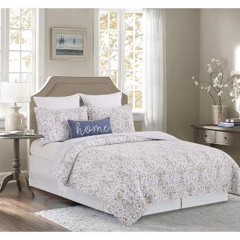 C&F Home Selma Cotton Floral Quilt Set  - Reversible and Machine Washable